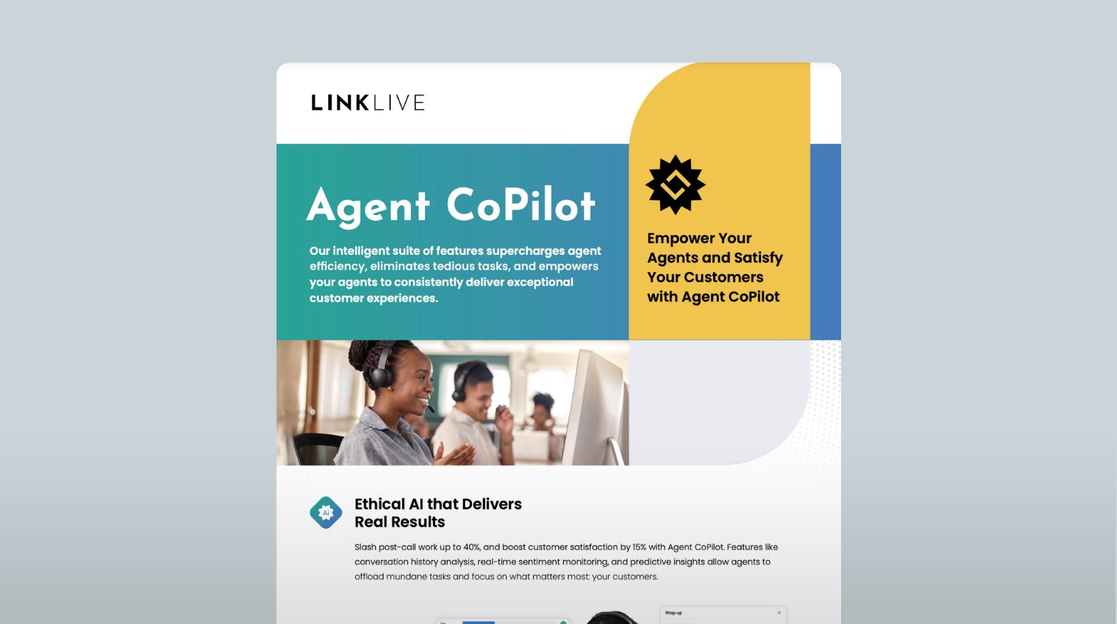 LinkLive Agent CoPilot Brochure - Thumbnail - No Words