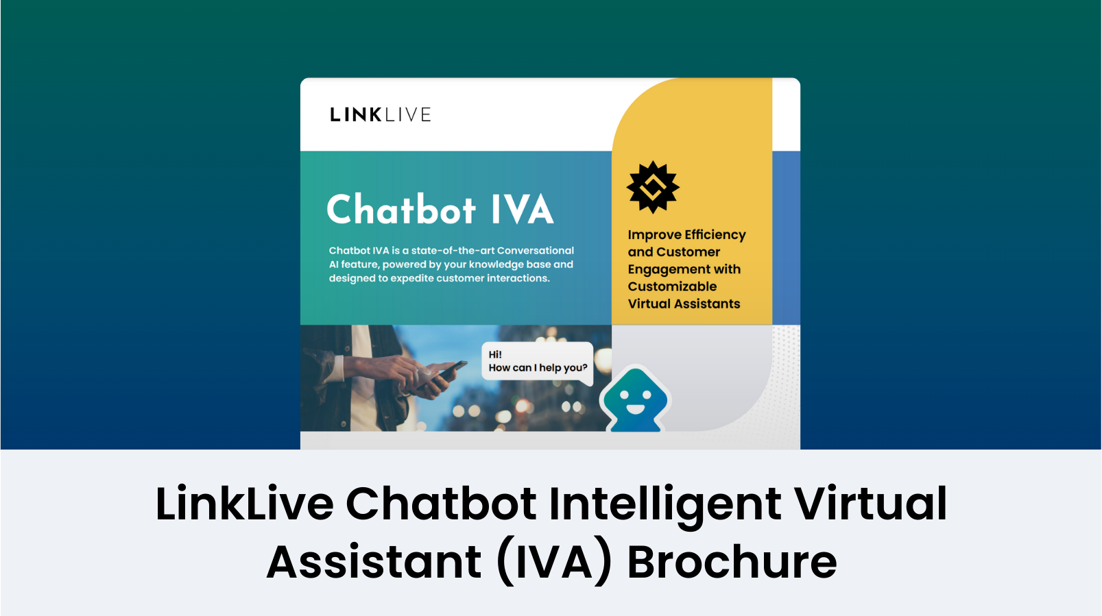 LinkLive Chatbot IVA Brochure - Thumbnail