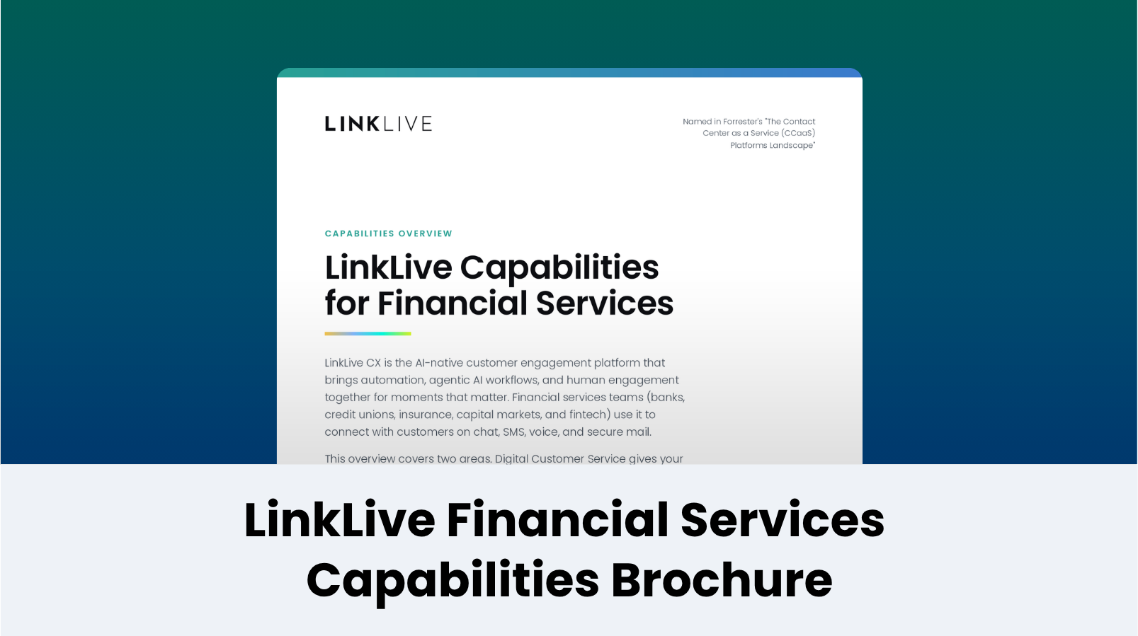 LinkLive Financial Services Capabilities - Thumbnail