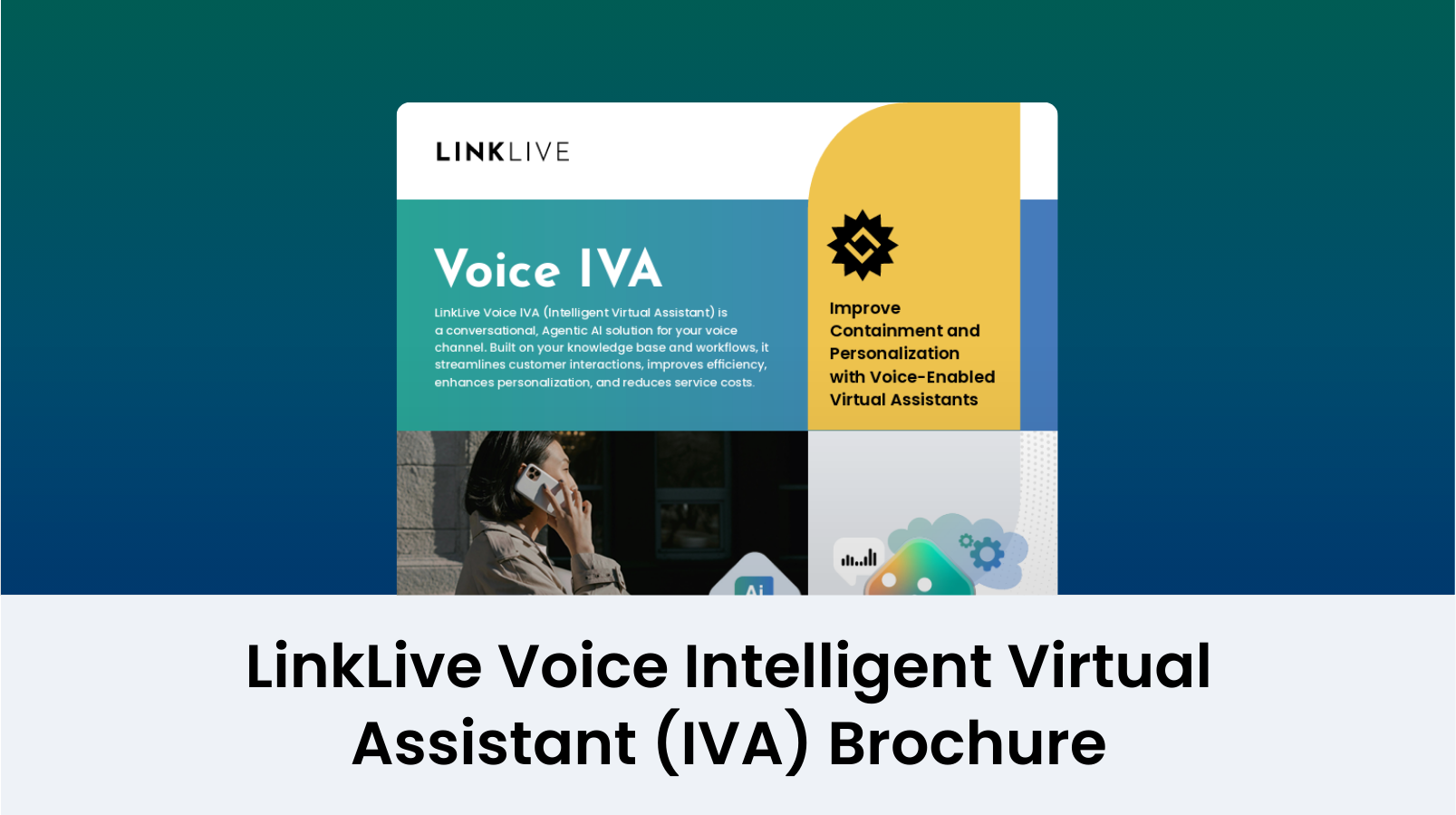 LinkLive Voice IVA Brochure - Thumbnail