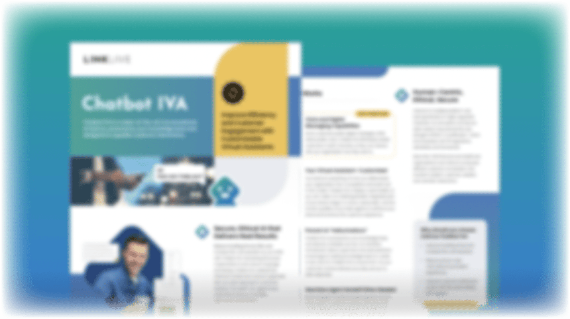 LinkLive Chatbot IVA Brochure Thumbnail